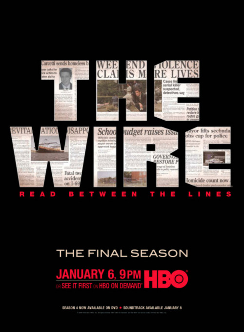 The Wire (season 5) tv show poster