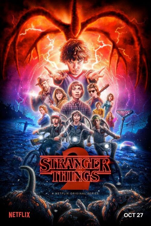Stranger Things (season 2) tv show poster