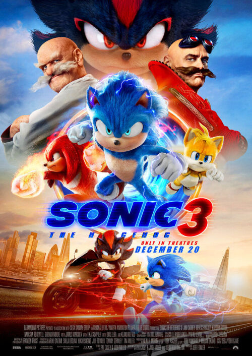 Sonic the Hedgehog 3 (2024) movie poster