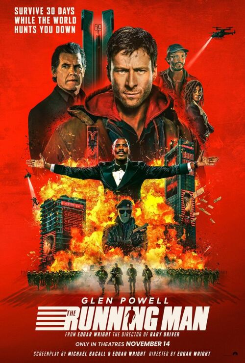 The Running Man (2025) movie poster